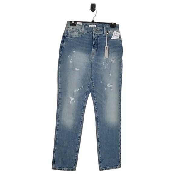 Skinnyish Fit Good American 0/25 Inseam 28" Jeans Makes Legs Look Extra Long NEW - Picture 1 of 6